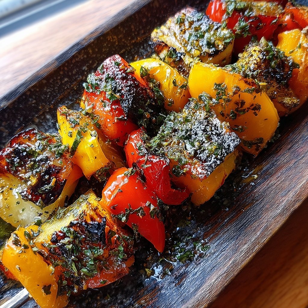 Grill Beilagen Mit Paprikawürfeln