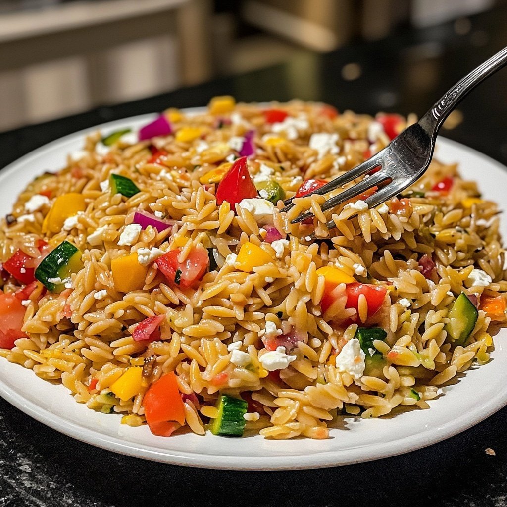 Mediterraner Orzo-Salat nach Omas Rezept