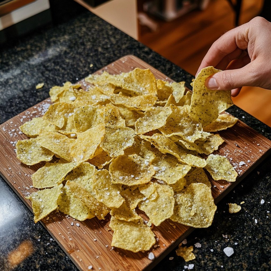 Grünkohl Chips als gesunder Snack
